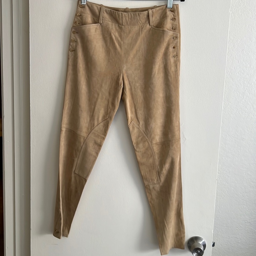 Ralph Lauren Black Label Goat suede Jodhpur.